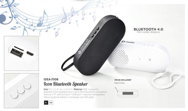 Icon Bluetooth Speaker-Black-BL