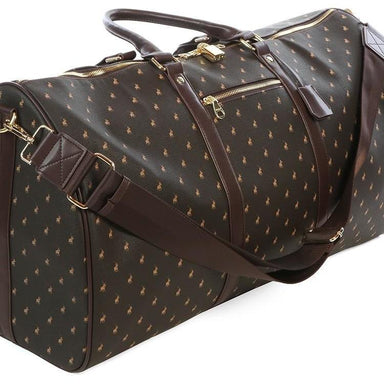 Iconic Travel Large 60cm Duffle Brown Classic Print-Duffel Bags
