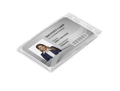 Identity Card Holder-Transparent/Frosted White-T