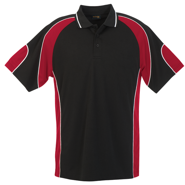 Impact Golfer Black/Red/White / SML / Regular - Golf Shirts