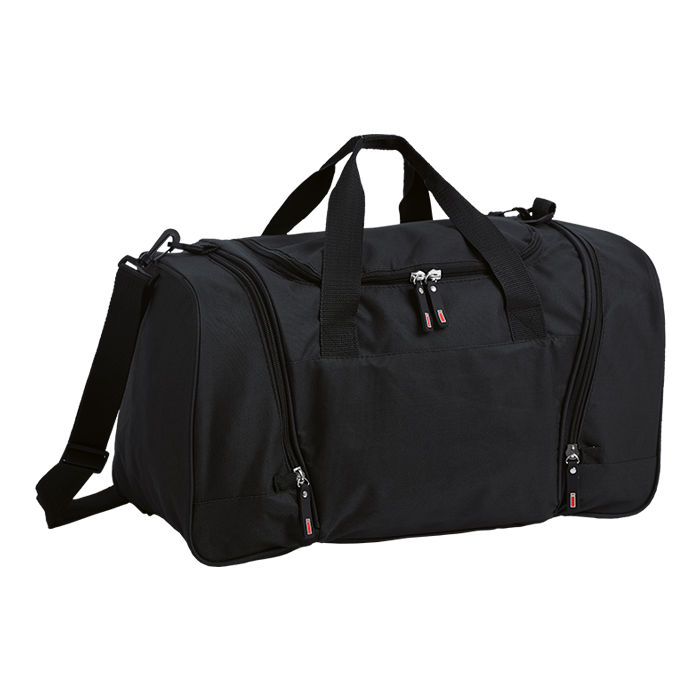 IND204 - Medium Sports Bag Black / STD / Regular - Bags