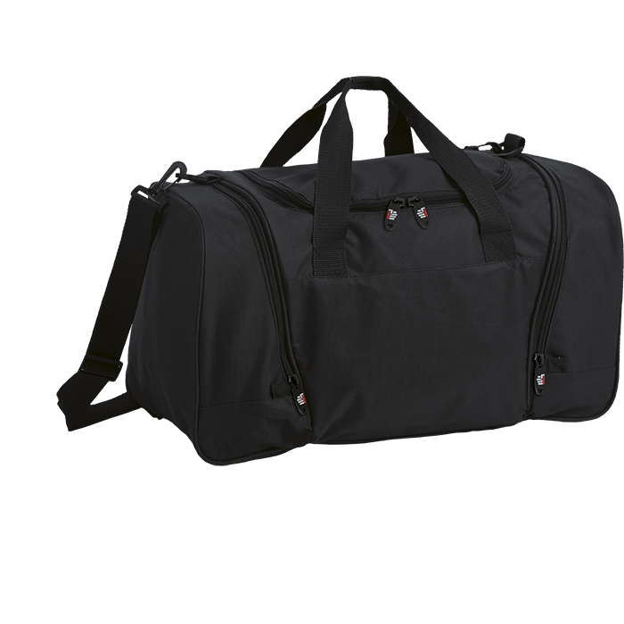 IND205 - Large Sports Bag Black / STD / Regular - Bags