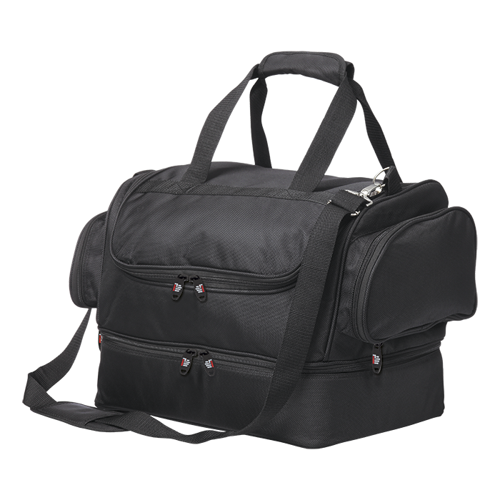 IND207 - Supreme Double Decker Golf Bag Black / STD / Regular - Sports Bags