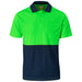Inspector Two-Tone Hi-Viz Golf Shirt-Shirts & Tops-2XL-Lime-L