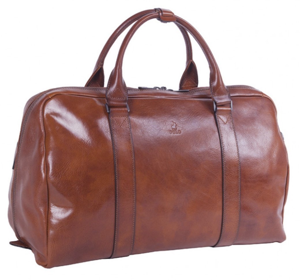 Italian Leather Duffel Bag | Tan-Duffel Bags
