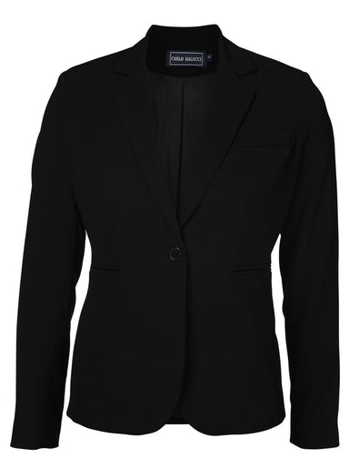 Justine 599 Tailored Fit Jacket - Black / 28