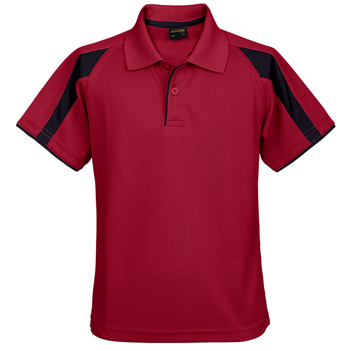 Kiddies Edge Golfer Red/Black / 3 to 4 / Regular - Kids-Golf Shirts