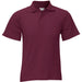 Kids Basic Pique Golf Shirt 4 / Dark Red / DR