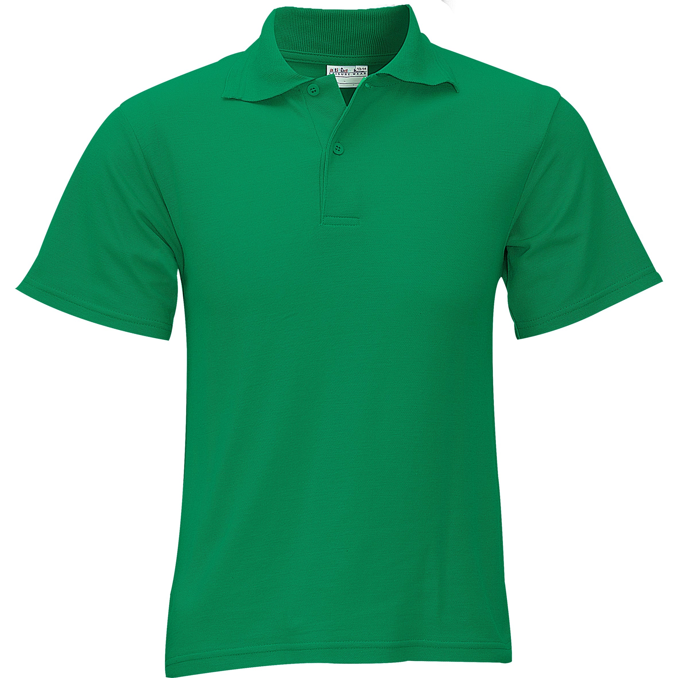 Kids Basic Pique Golf Shirt 4 / Green / G