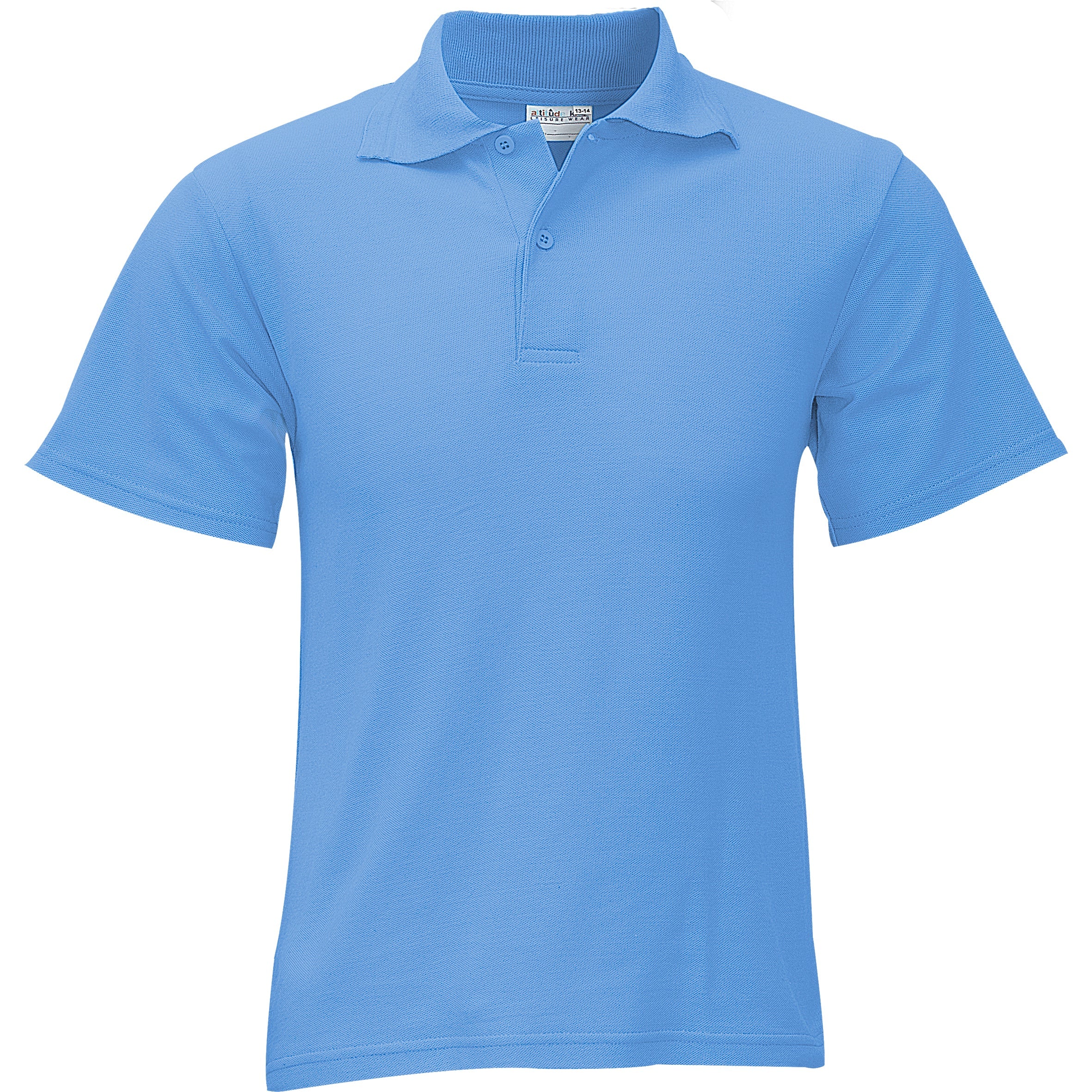 Kids Basic Pique Golf Shirt 4 / Light Blue / LB