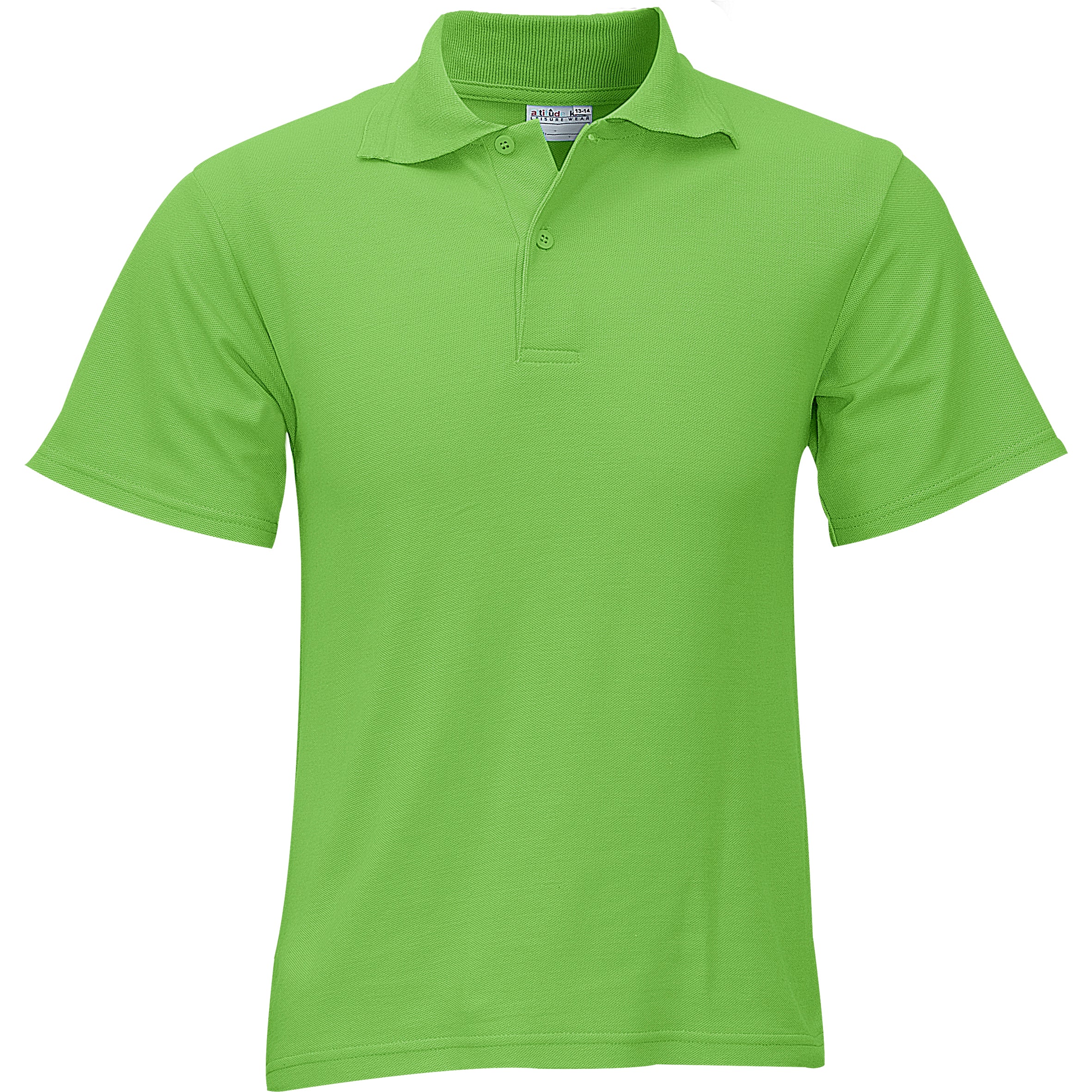 Kids Basic Pique Golf Shirt 4 / Lime / L