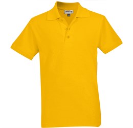 Kids Michigan Golf Shirt - Yellow Only-Shirts & Tops