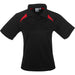 Kids Splice Golf Shirt-Shirts & Tops-8-Black With Red-BLR