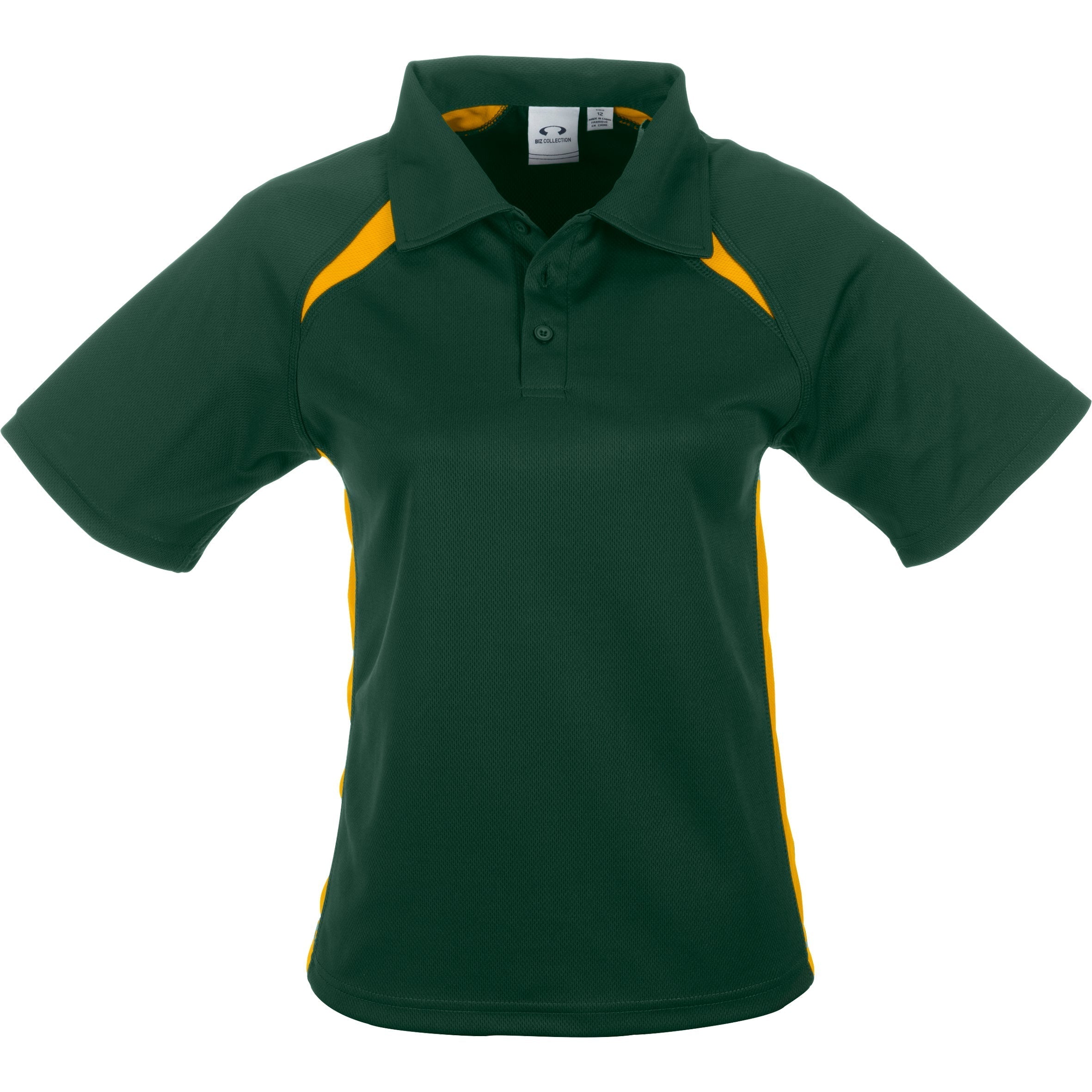 Kids Splice Golf Shirt-Shirts & Tops-8-Green and Gold-GG