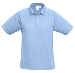 Kids Sprint Golf Shirt - Black Only-Shirts & Tops