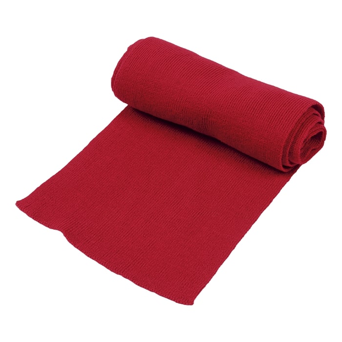 Ice Knitted Scarf Red - Scarves