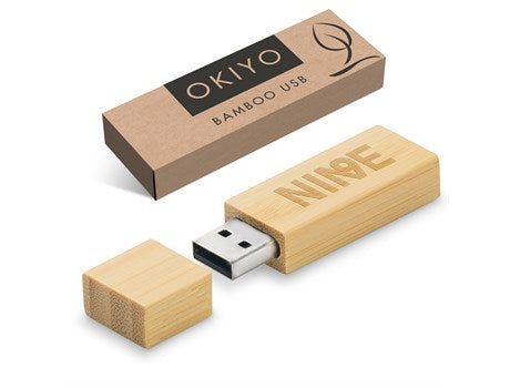 Okiyo Komorebi Bamboo Memory Stick - 16GB-16GB-Natural-NT