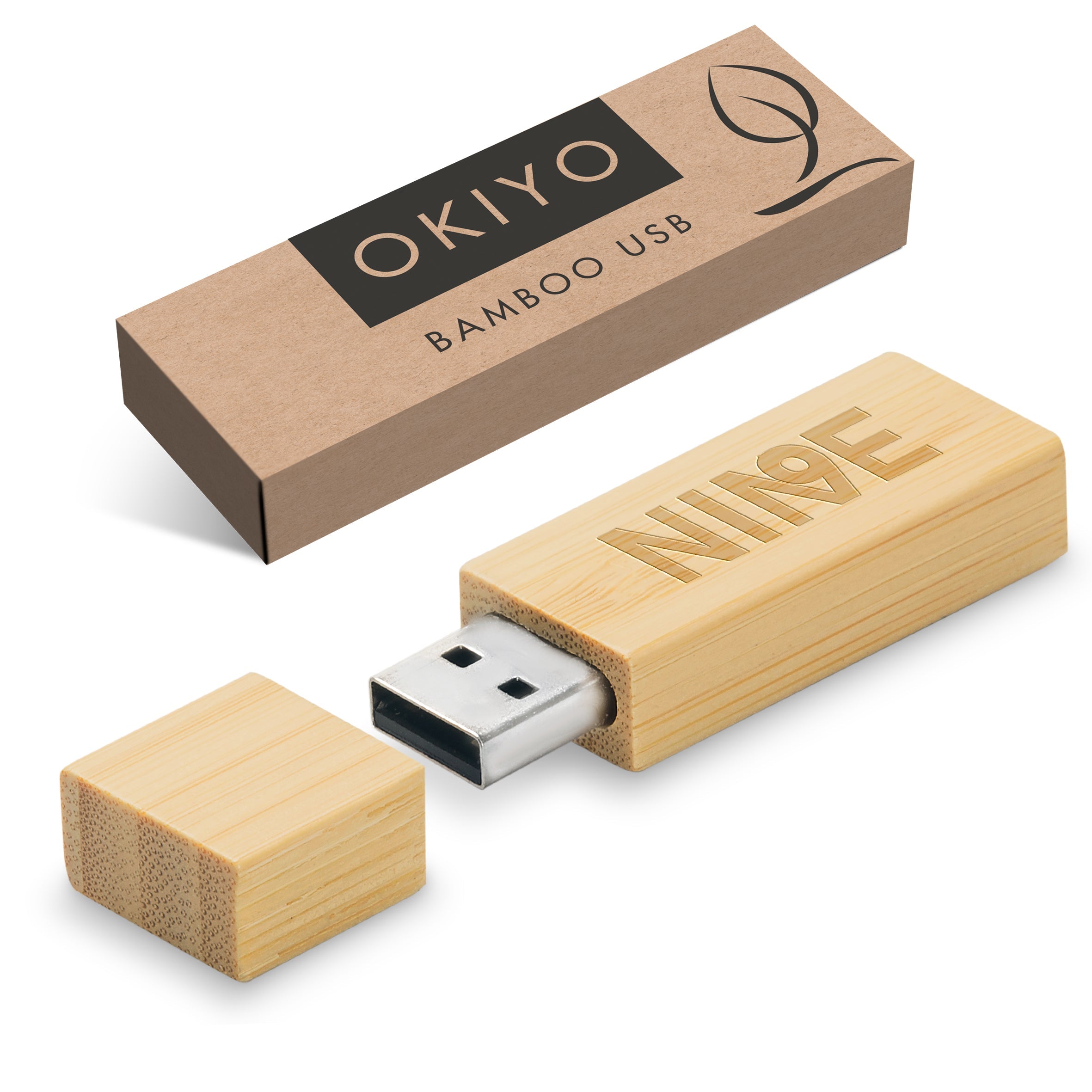 Okiyo Komorebi Bamboo Memory Stick - 16GB-16GB-Natural-NT