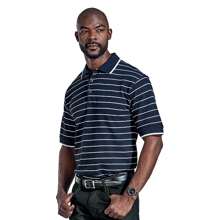 Lacoste Striped Golfer - Golf Shirts