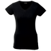 Ladies 170g Slim Fit V-Neck T-Shirt Black / XS / Regular - T-Shirts