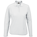 Ladies 175g Pique Knit Long Sleeve Golfer  White 