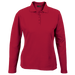 Ladies 175g Pique Knit Long Sleeve Golfer Red / XS / Regular - Golf Shirts