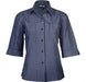 Ladies 3/4 Sleeve Prestige Shirt - Navy Only-L-Navy-N