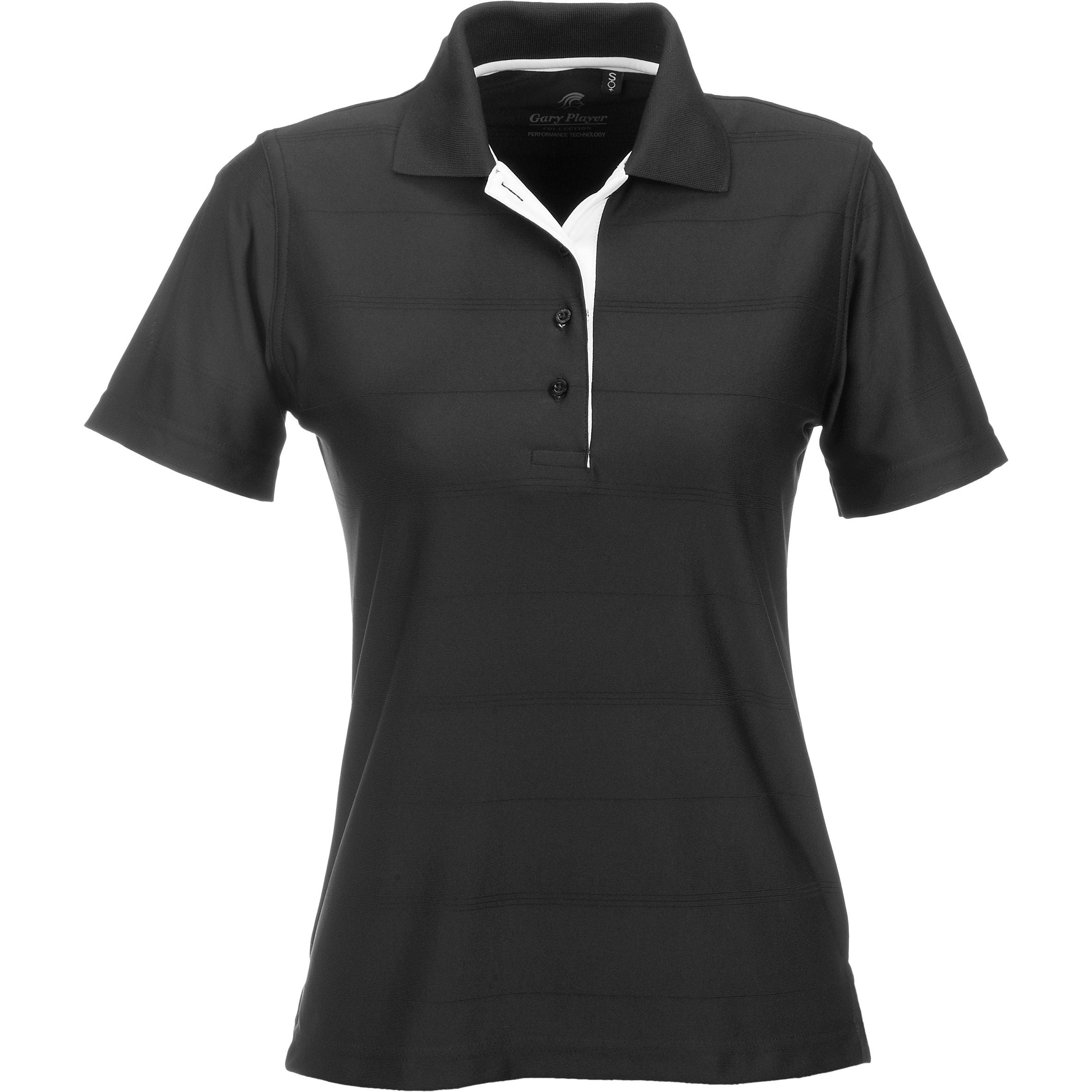 Ladies Admiral Golf Shirt-Shirts & Tops-L-Black-BL