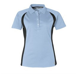 Ladies Apex Golf Shirt - Royal Blue Only-Shirts & Tops-L-Light Blue-LB