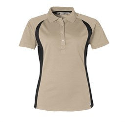 Ladies Apex Golf Shirt - Royal Blue Only-Shirts & Tops-L-Khaki-KH