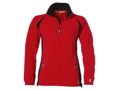 Ladies Apex Micro Fleece Jacket - Red Only-