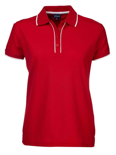 Ladies Ashton Golfer - Red/White Red / S