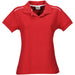 Ladies Backhand Golf Shirt - Red-Shirts & Tops