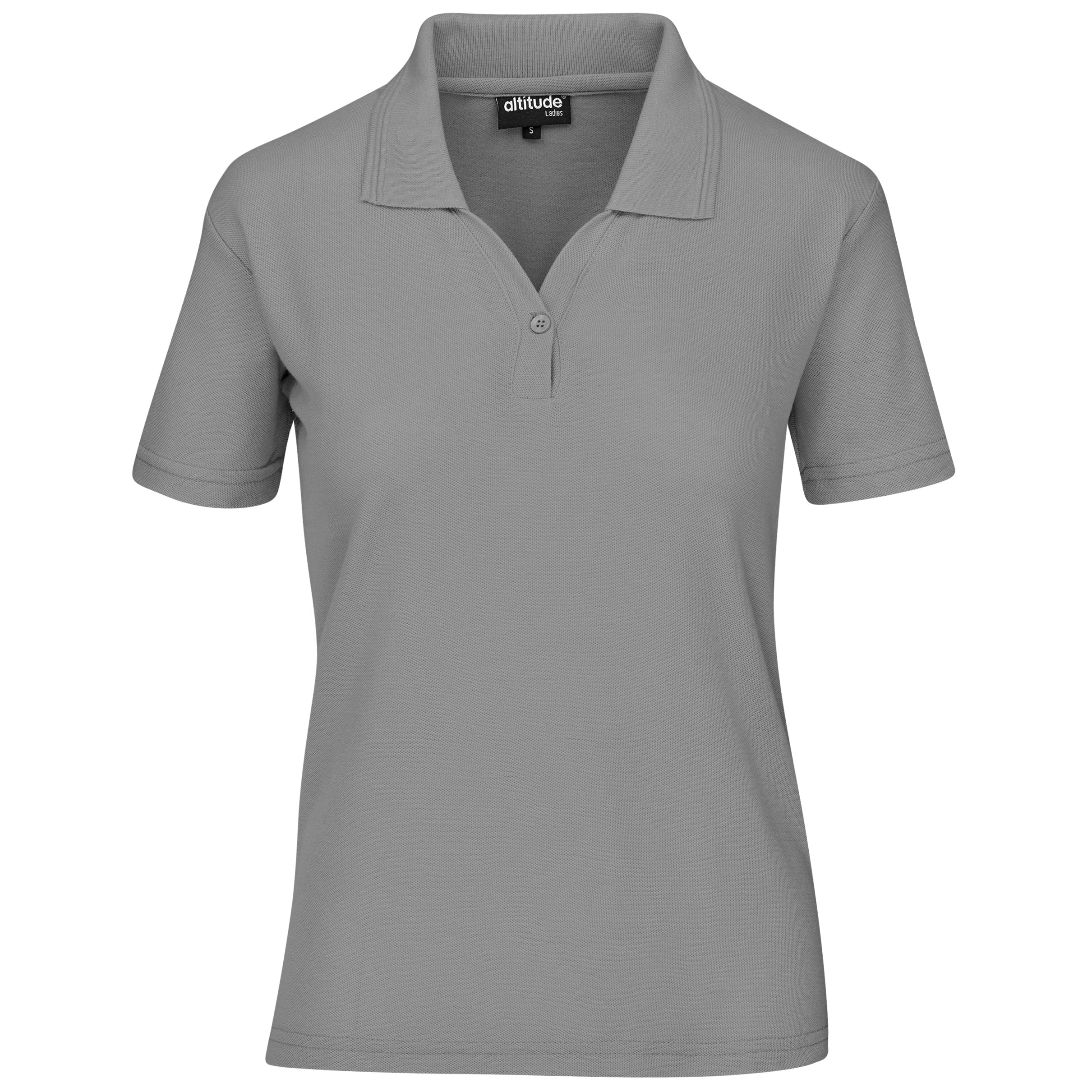 Ladies Basic Pique Golf Shirt L / Grey / GY