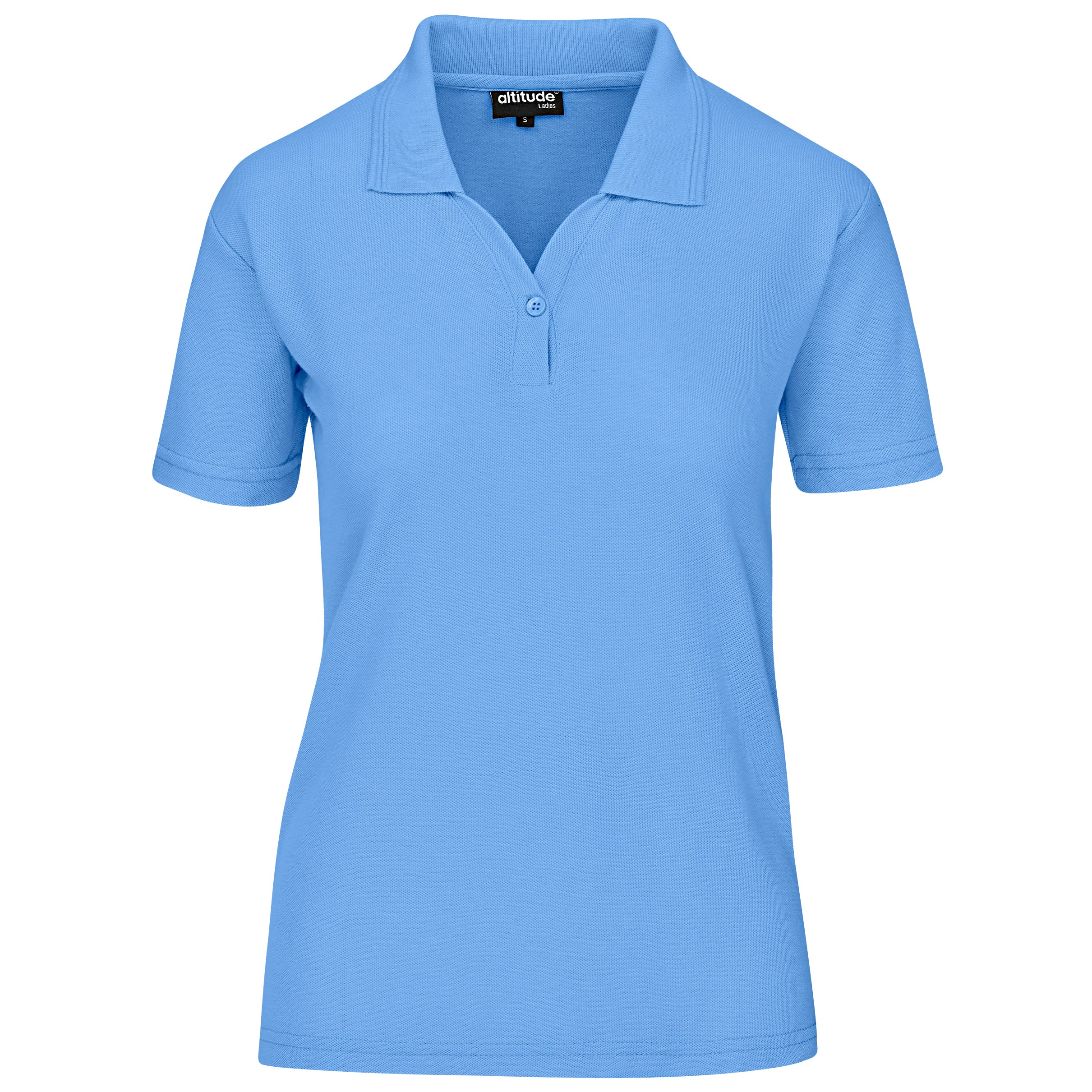 Ladies Basic Pique Golf Shirt L / Light Blue / LB