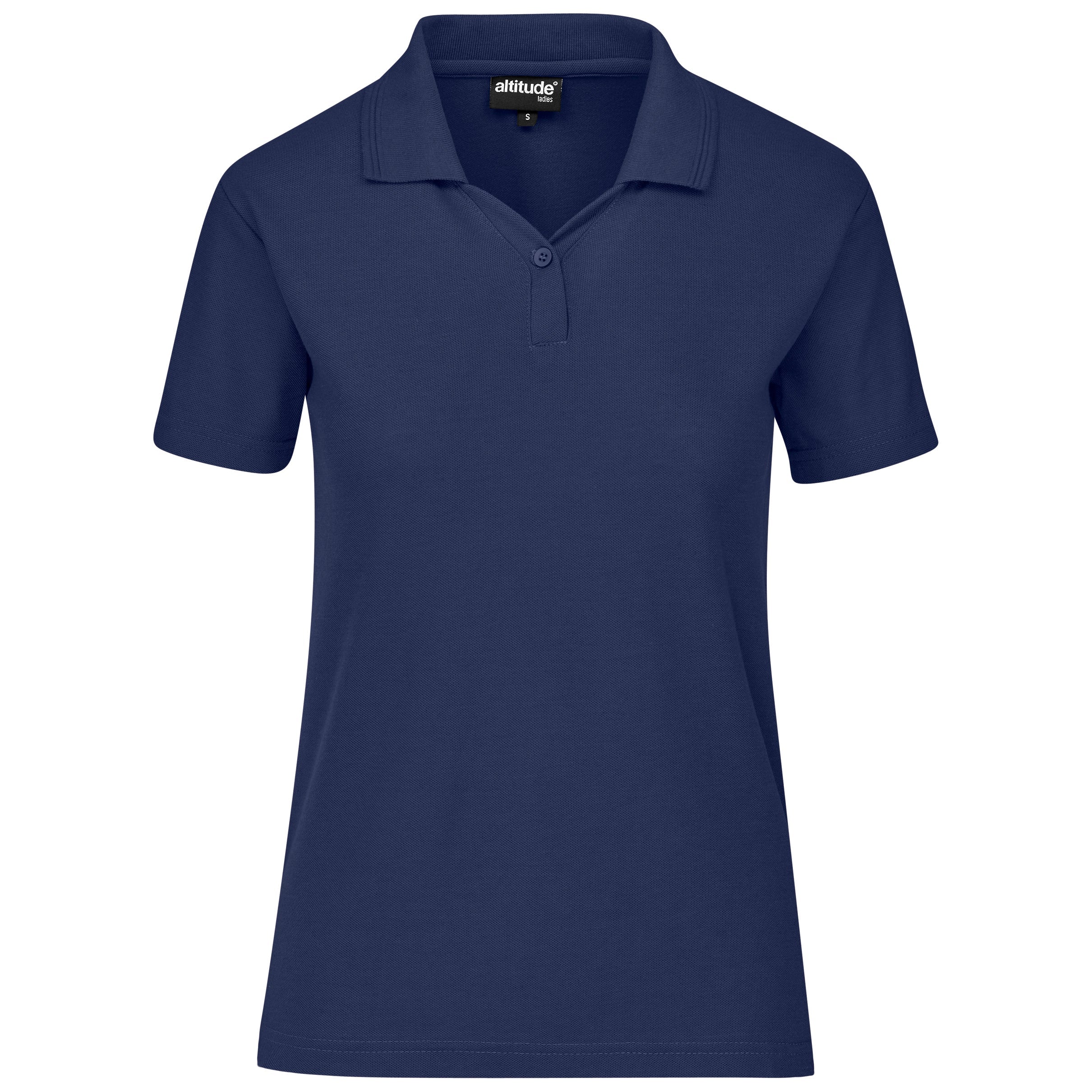 Ladies Basic Pique Golf Shirt L / Navy / N