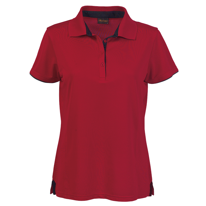 Ladies Baxter Golfer Red/Black / XS / Regular - Golf Shirts