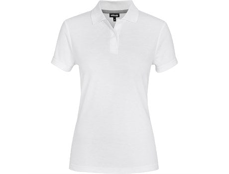 Ladies Bayside Golf Shirt - White Only-