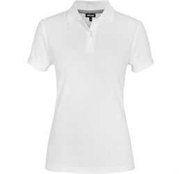 Ladies Bayside Golf Shirt - White Only-L-White-W