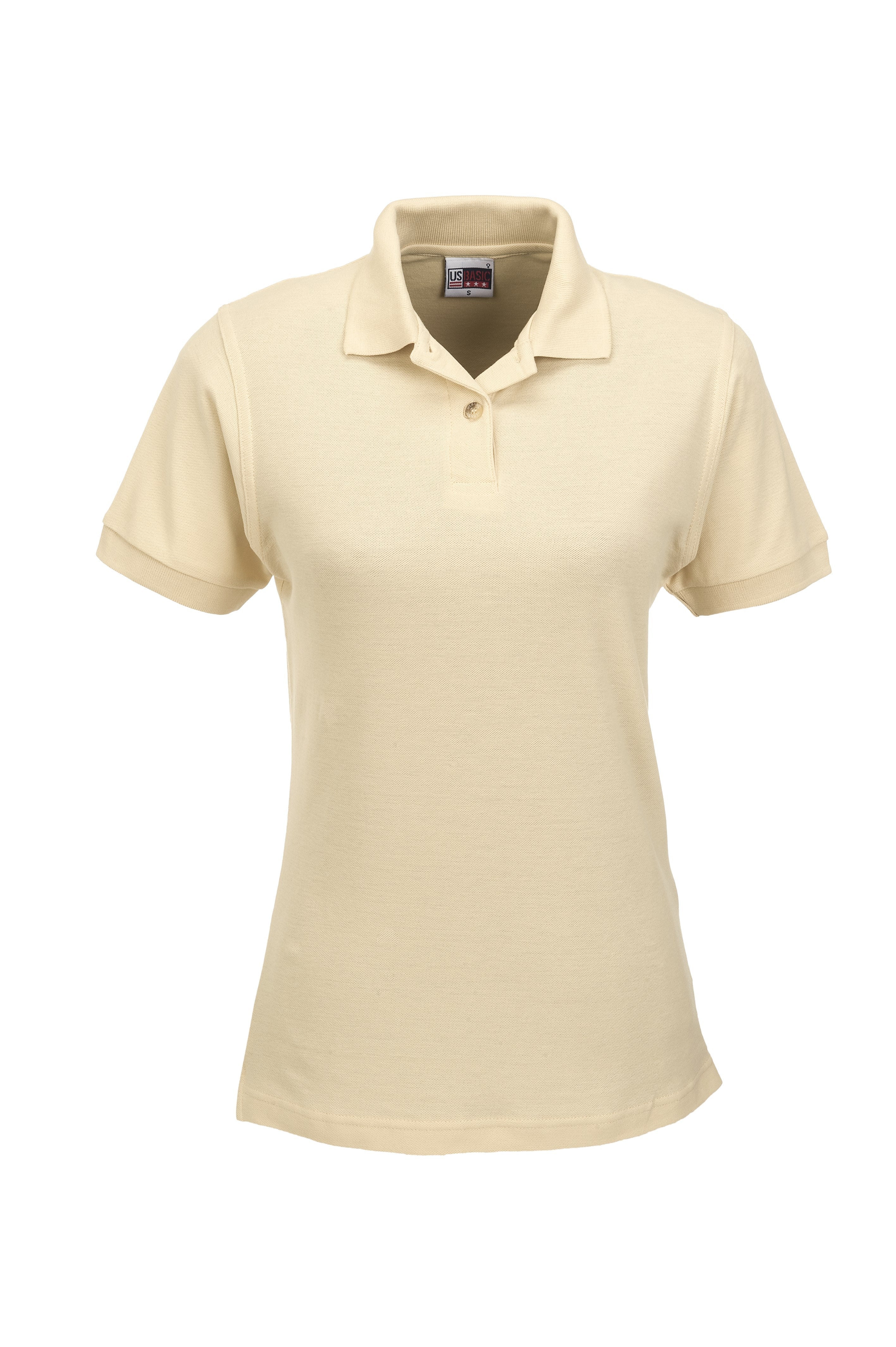 Ladies Boston Golf Shirt-L-Khaki-KH