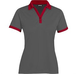 Ladies Bridgewater Golf Shirt - Royal Blue Only-2XL-Red-R