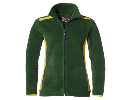 Ladies Brighton Fleece Jacket - Green Gold Only-