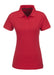 Ladies Calgary Golf Shirt - White Only-L-Red-R