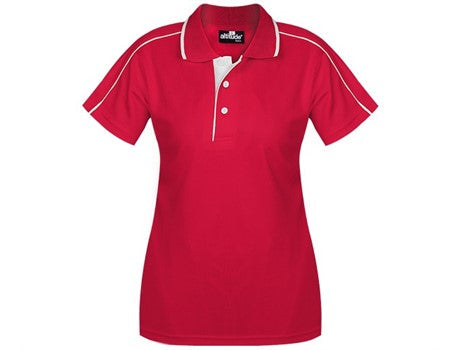 Ladies California Golf Shirt - Red Only-