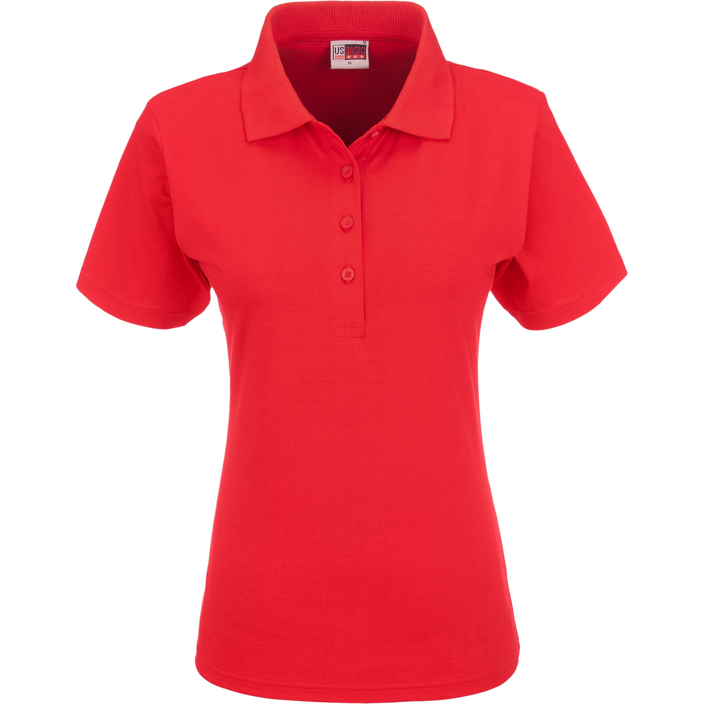 Ladies Cardinal Golf Shirt - Orange Only-L-Red-R