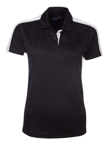 Ladies Chelsea Golfer - Black/White Black / 5XL