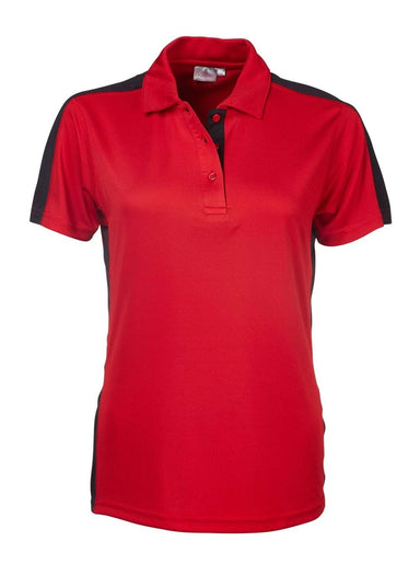 Ladies Chelsea Golfer - Pillar Box Red/Black Red / 4XL
