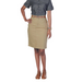 Ladies Chino Skirt - Khaki - Knee-Length Skirts