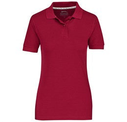 Ladies Crest Golf Shirt-2XL-Red-R