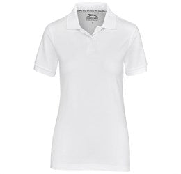 Ladies Crest Golf Shirt-2XL-White-W